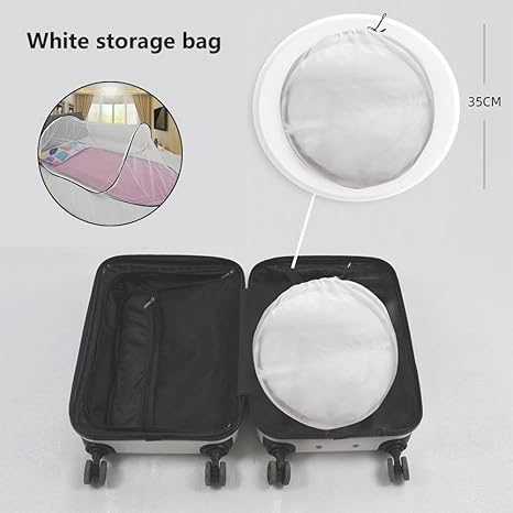 SuperDen Pop Up Mosquito Net, Foldable Mosquito Net Tent - Image 6