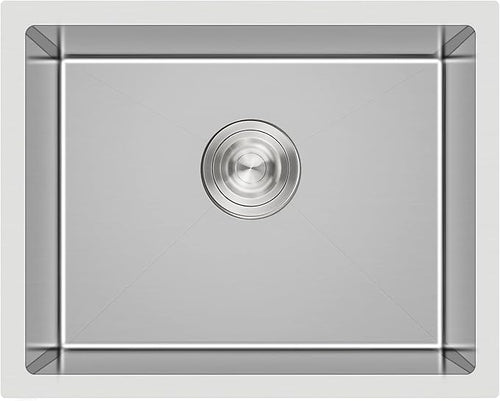 20 x 16 Inch Undermount Kitchen Sink, 304 Stainless Steel Single Bowl Small by DROPINKITCHENSINK