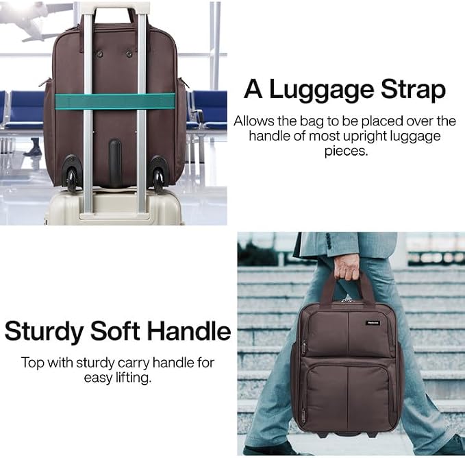 Hanke Softside Expandable Underseat Carry On luggage - Image 7