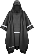 PTEROMY Hooded Rain Poncho for Adult by PTEROMY