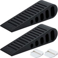 JQK Rubber Door Stopper Wedge, Wooden Floor, DSB61-BK-P9 by Homeimprovement