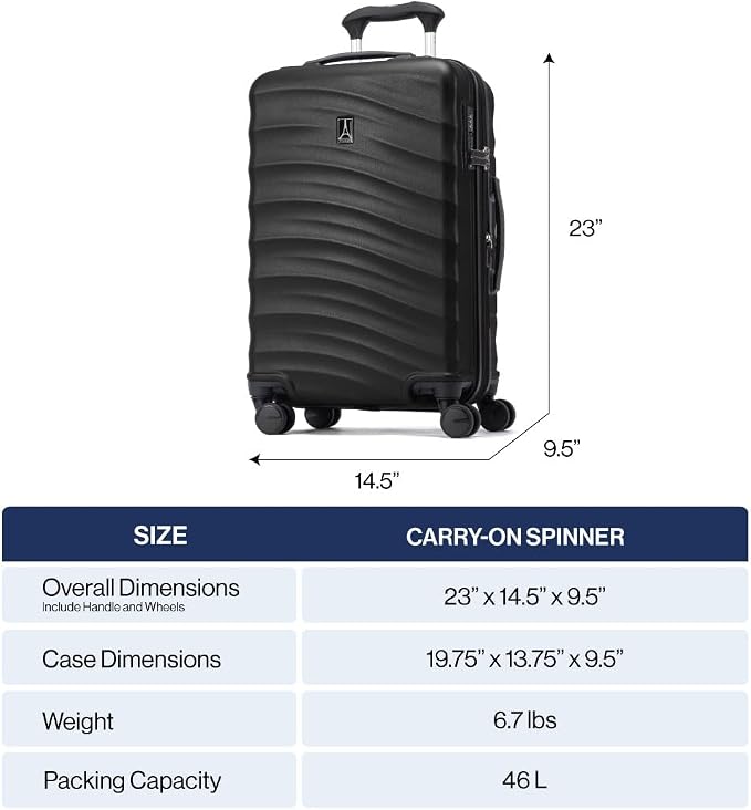 Travelpro Maxlite Air V2 Hardside Expandable Carry on Luggage, 8 Spinner Wheels - Image 9