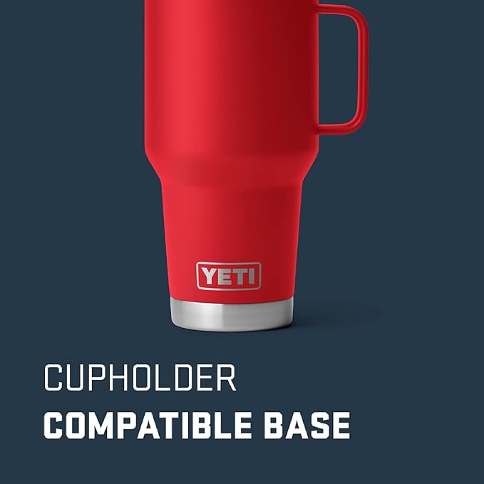 YETI Rambler 30 oz Travel Mug, Stainless Steel, Vacuum Insulated - Image 3