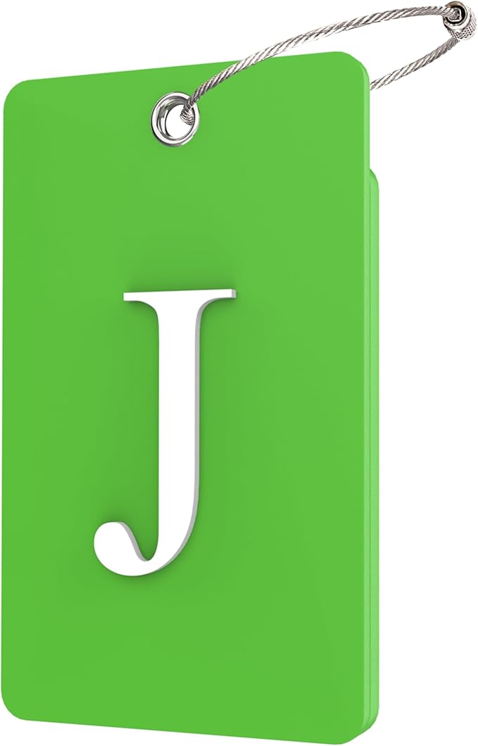 Gostwo 2 Pack Luggage Tags for Suitcases, 26 Initial Letter Travel Luggage by Gostwo