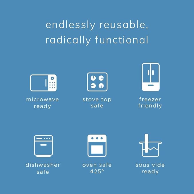 Stasher Premium Silicone Reusable Food Storage Stand-Up Bag Mega, Sous Vide - Image 2