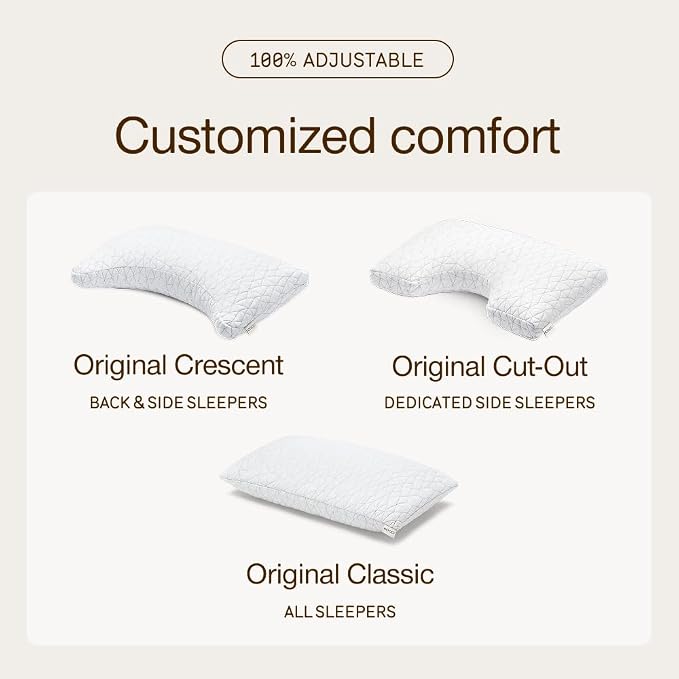 Coop Home Goods Original Adjustable Pillow, King Size Bed Pillows - Image 9