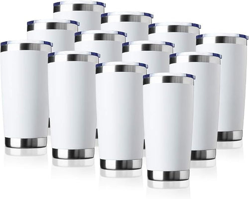 20oz Tumbler Bulk Stainless Steel Vacuum Insulated Tumblers by VisittheEcoMozz
