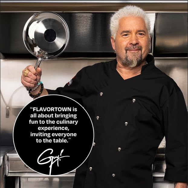 Guy Fieri's Flavortown 3.2-Quart Stainless Steel Sauce Pan - Image 2