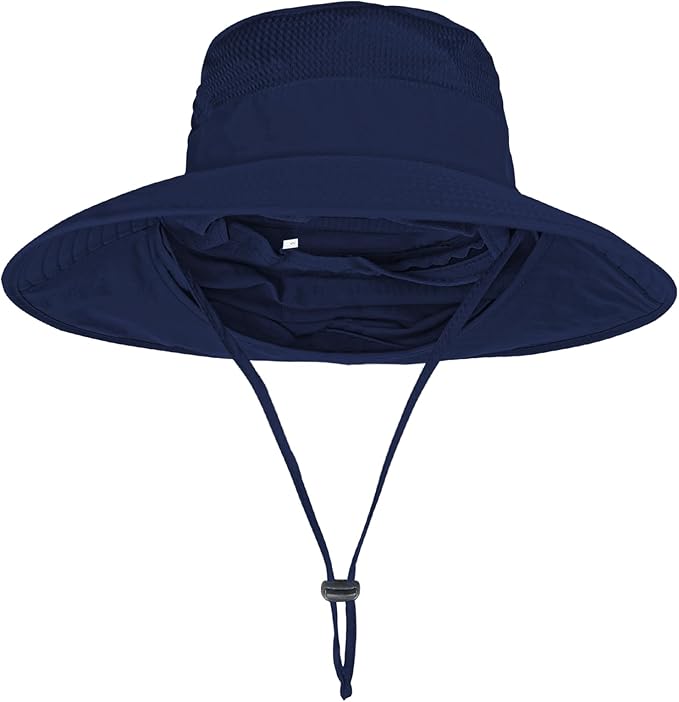 Sun Hats for Men Women Fishing Hat UPF 50+ Breathable Wide Brim Bucket Hats - Image 2