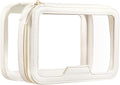 ROWNYEON Clear Makeup Case Toiletry Bag Multipurpose Travel Makeup Train Case by CAMDEEZ