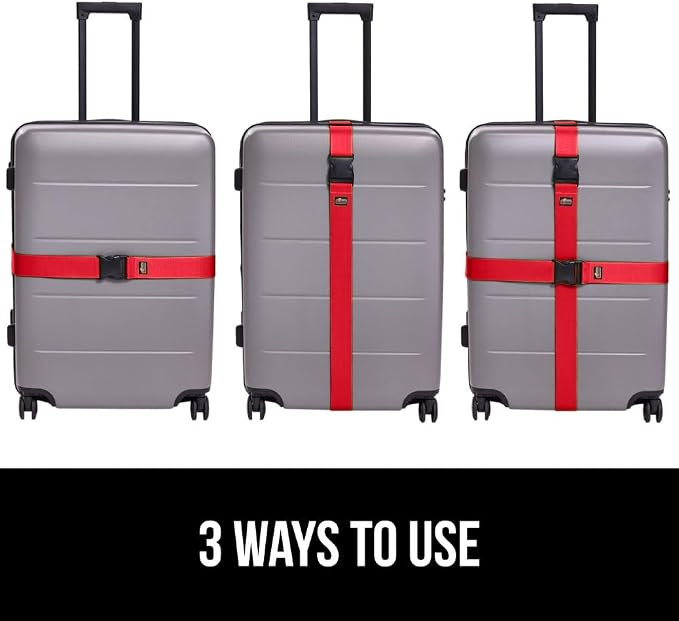 GORILLA GRIP Heavy Duty Adjustable Luggage Straps - Image 6