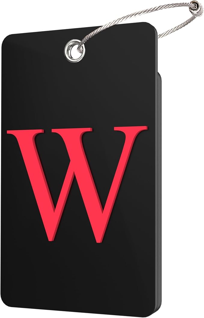 Gostwo 2 Pack Luggage Tags for Suitcases, 26 Initial Letter Travel Luggage by Gostwo