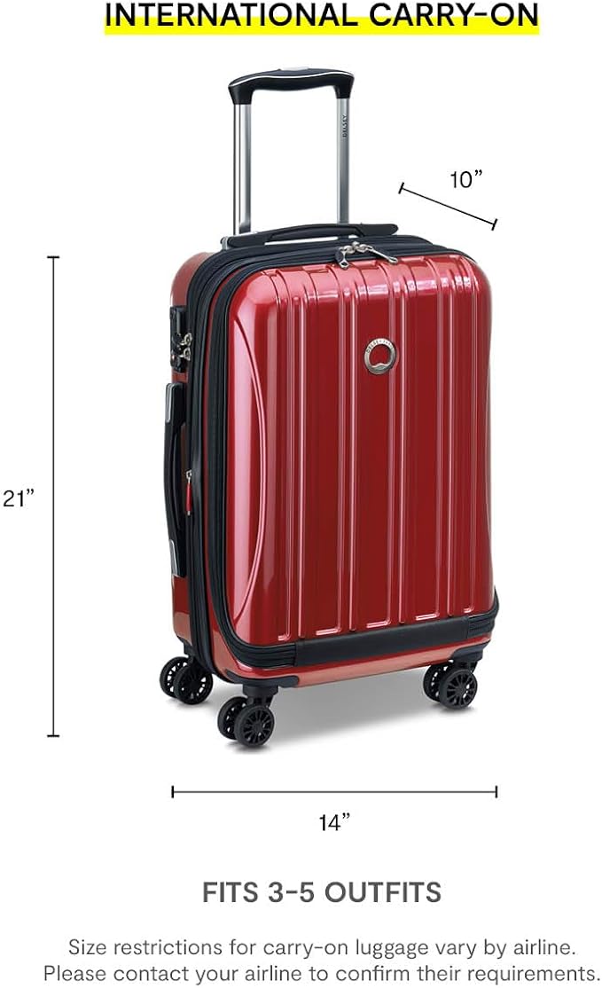 Delsey Luggage Aero 2 Piece Set Spinner Suitcase - Image 7