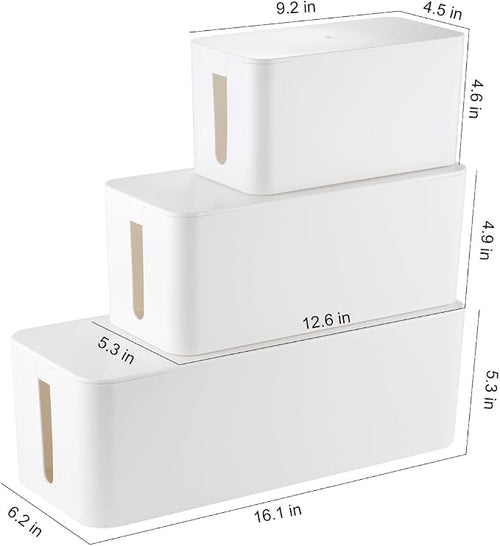 3 Pack Cable Management Box - Image 2