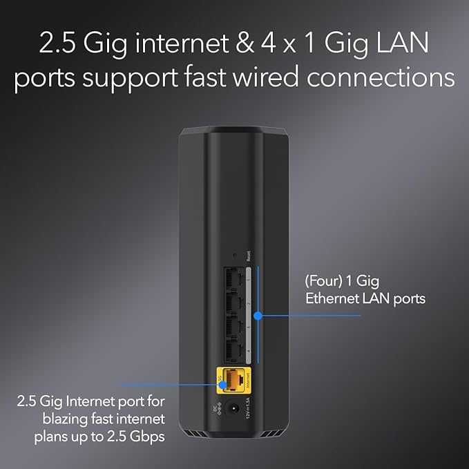 NETGEAR Nighthawk Dual-Band WiFi 7 Router – Security Features, BE3600 Wireless - Image 5