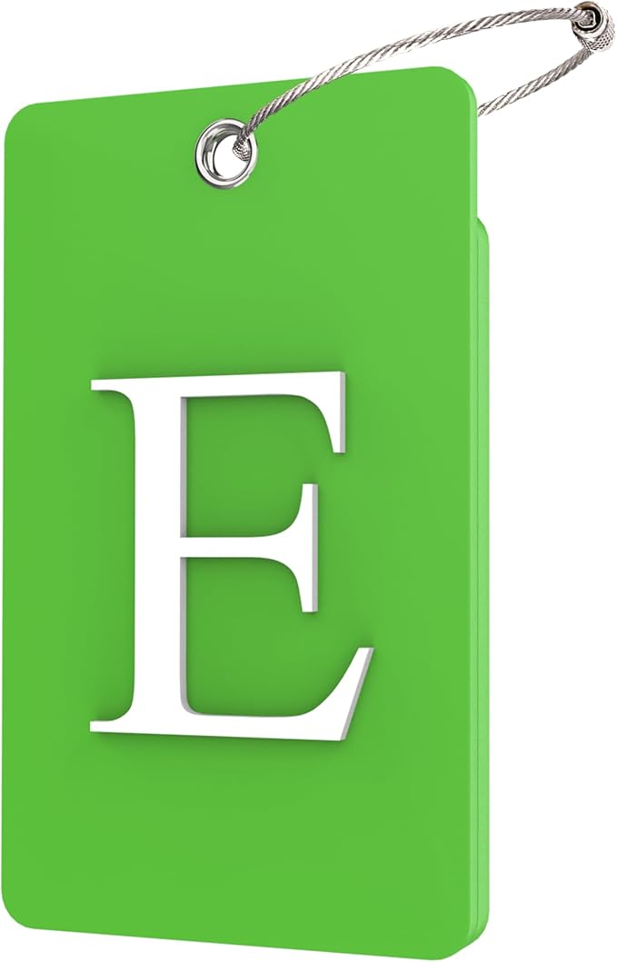 Gostwo 2 Pack Luggage Tags for Suitcases, 26 Initial Letter Travel Luggage by Gostwo