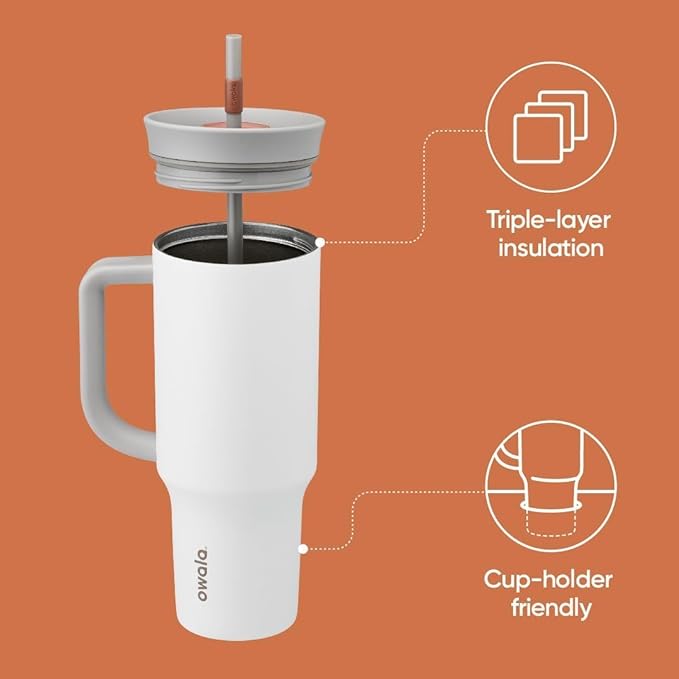 Owala Stainless Steel Triple Layer Insulated Travel Tumbler - Image 2