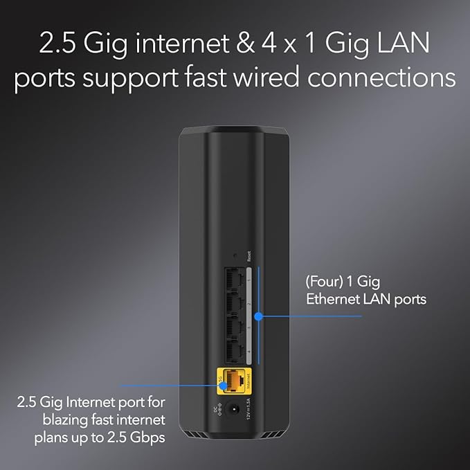 NETGEAR Nighthawk Dual-Band WiFi 7 Router – Security Features, BE3600 Wireless - Image 5