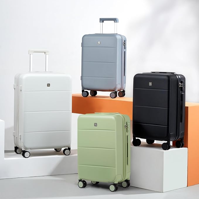Hanke 20 Inch Carry On Luggage 22x14x9 Airline Approved PC Hard Shell Suitcases - Image 9