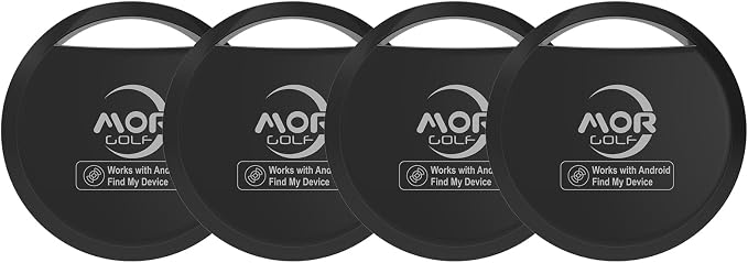Android Air Tracker Tag 4 Pack for Luggage Tracker Tags Works by MORGOLF
