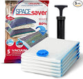 5 Pack Medium Vacuum Storage Bags by Spacesaver