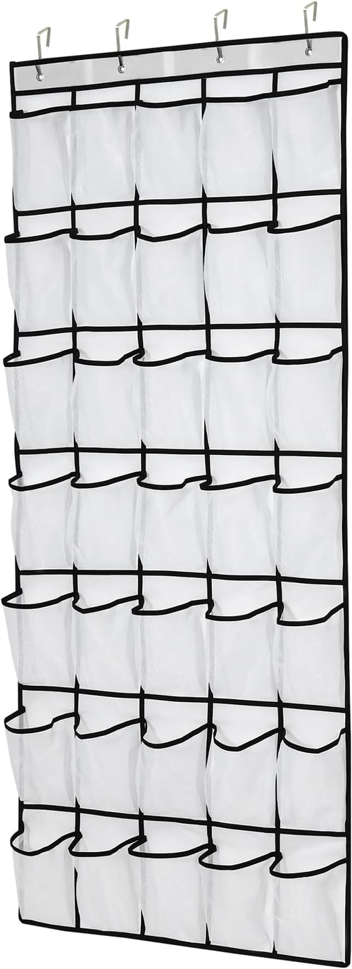 35Large Pockets Over The Door Shoe Organizer, Mesh Pockets Shoe Holder Rack by Unknown
