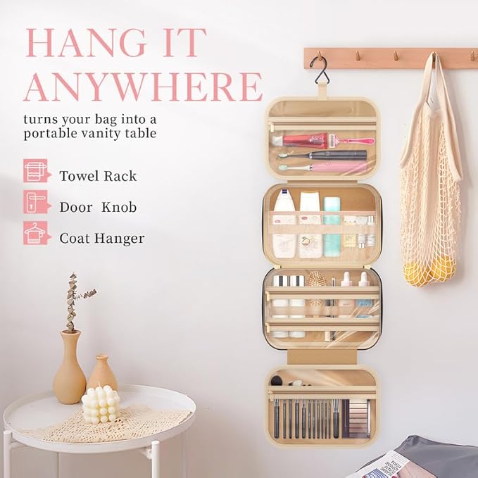 HOTOR Travel Toiletry Bag w/Hanging Hook - Image 5