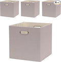 Cube Storage Bins 13×13 Linen Foldable Box by Fboxac