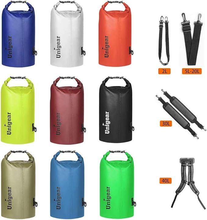 Unigear Dry Bag Waterproof, 2L/5L/10L/20L/30L/40L Floating and Lightweight Bags - Image 7