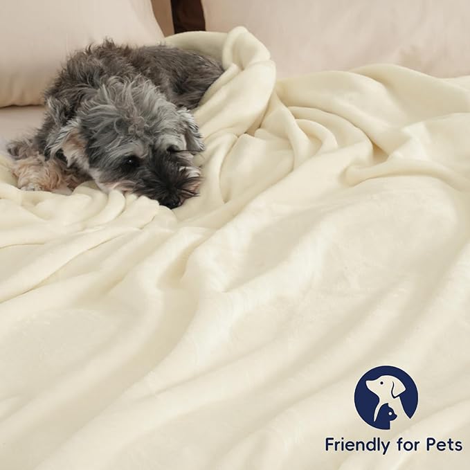 PHF Ultra Soft Fleece Blanket Queen Size, No Shed No Pilling Luxury Plush Cozy - Image 5