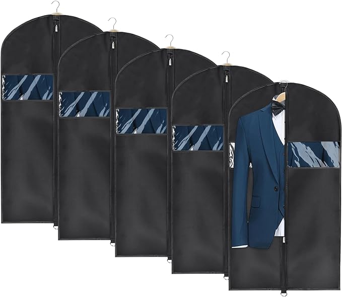 Univivi Garment Bag Suit Bag for Storage and Travel 43 inch, Washable Suit by Univivi