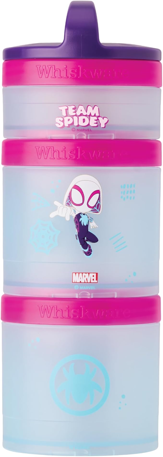 Whiskware Spider-Man Team Spidey Stackable Snack Containers by Whiskware