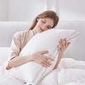 Globon Luxury Feather Down Pillow King Size, Firm Gusseted Bed Pillows by Globon