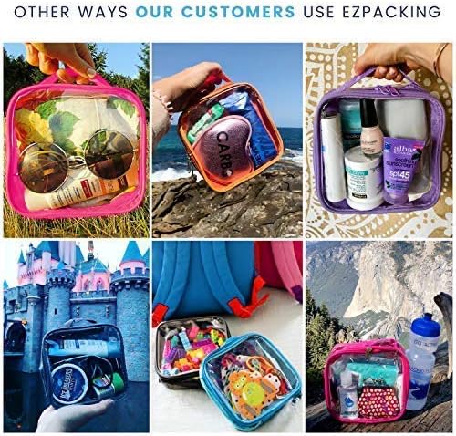 EzPacking Clear TSA Approved 3-1-1 Travel Toiletry Bag - Image 5