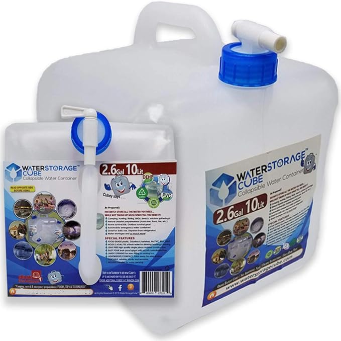 WaterStorageCube BPA Free Collapsible Water Container by WaterStorageCube%C2%AE
