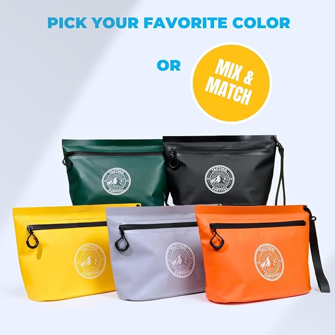 Tactiko Heavy-Duty Splash Water Resistant Zipper Pouches - 3L Hold-All - Image 9