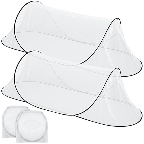 2 Pcs Large Pop up Mosquito Tent Portable Foldable Mosquito Bug Net by Unknown