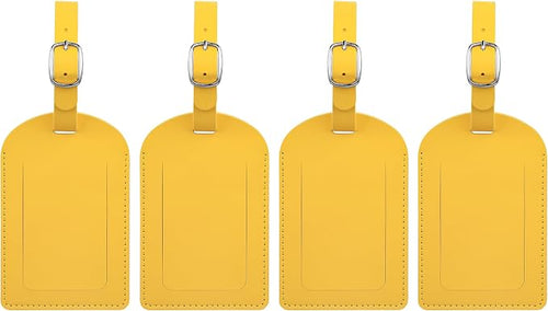 4-Piece Luggage Tags for Suitcase Travel Bag Labels Privacy Protection Luggage by JEALKIP