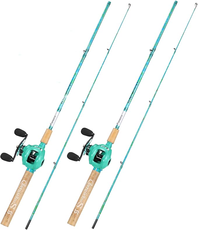 Sougayilang Fishing Rod and Reel Combo, 2-Piece 5-Foot 6-Inch Graphite & by Sougayilang