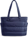 BAGSMART Tote Bag for Women, Lightweight Puffy Tote Bag by BAGSMART