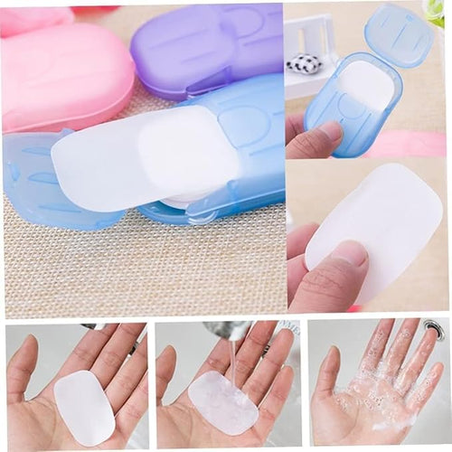 5 Boxes 500 Sheets Disposable Soap Paper Hand Cleaner Fragrance Mini Color Soap - Image 2