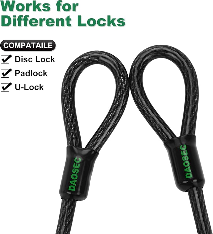 33 ft x 1/2" Heavy Duty Cut-Proof Security Cable | Flexible Vinyl-Coated - Image 5