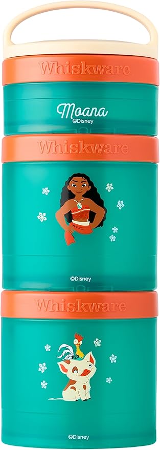 Whiskware Disney Princess Moana, Stackable Snack Containers by Whiskware