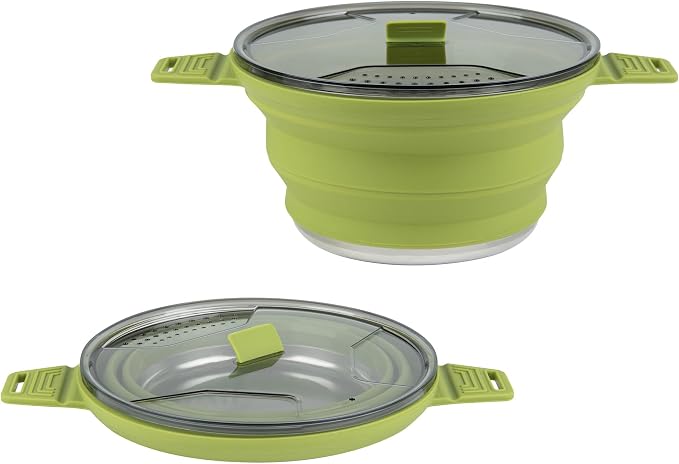 Restaurantware-Hi Tek 2.5 Liter Collapsible Camping Pot, 20 Portable Cook Pots - by Restaurantware