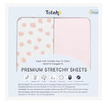 TotAha Premium Stretchy Crib Sheets-Hypoallergenic, Silky Comfort, Buttery Soft by TotAha%7CUnitedStates