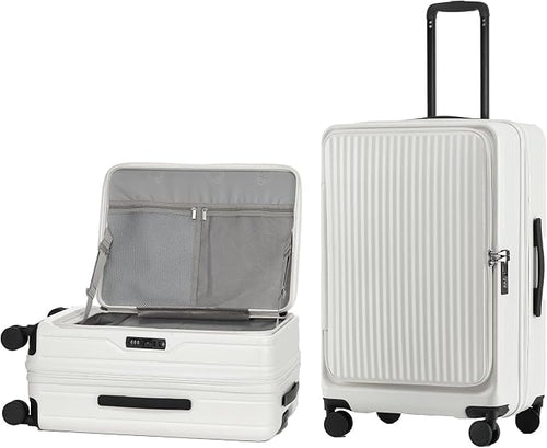 26 Inch Top Opening Checked Travel Luggage Expandable by Unknown
