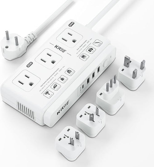 220v to 110v Voltage Converter Adapter: International US to Europe Travel Power by Unknown