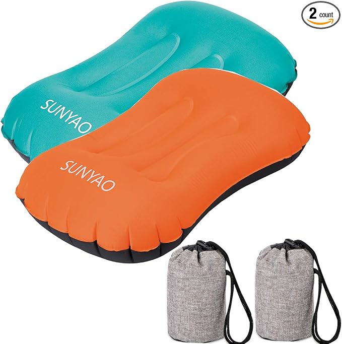SUNYAO Ultralight Inflatable Camping Pillows by SUNYAO