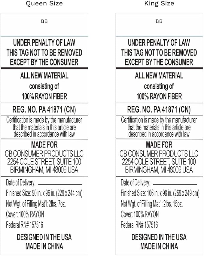 LUXOME Lightweight Blanket | 100% Rayon from Bamboo Fabric & Fill | Full/Queen - Image 7