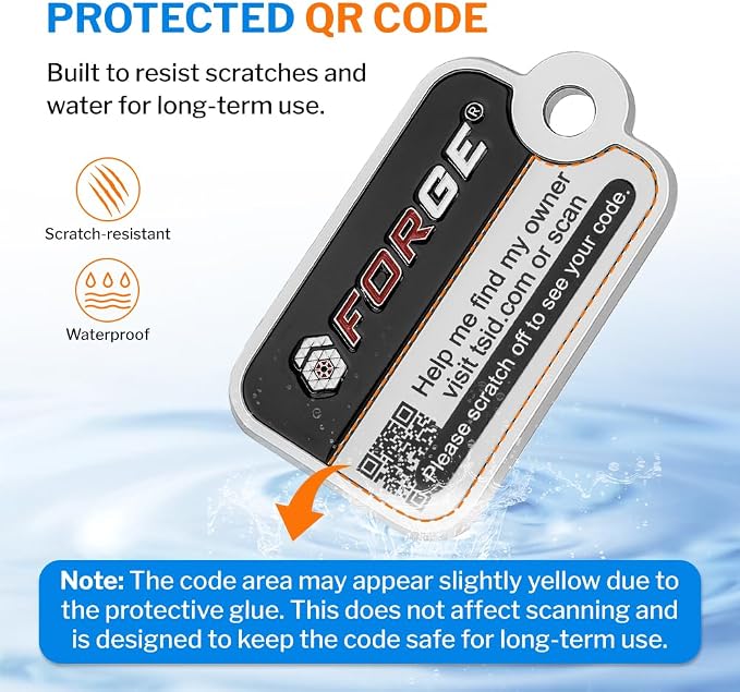 Forge Smart Lost and Found Luggage Tags, Global Luggage Tracking Tag, - Image 4
